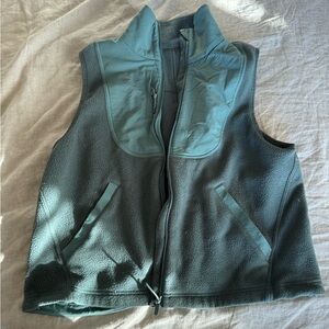 Women's Green Fleece Vest